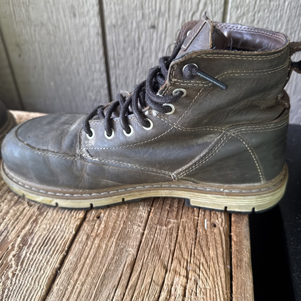 KEEN Utility Men's San Jose 6" Waterproof Work Boots Size 8.5 D Cascade Brown - Picture 9 of 11